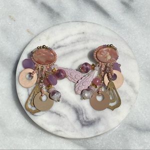 Vintage Chipita Gemstone Earrings